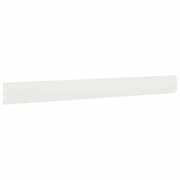 Lawn Edgings 50 pcs White 10x103 cm Cold-rolled Steel