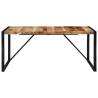 Rustic Solid Mango Wood Dining Table - 175x90 cm