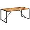 Rustic Solid Mango Wood Dining Table - 175x90 cm