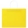 250 Yellow Paper Bags with Handles - Eco-Friendly & Durable