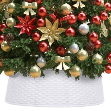 White Christmas Tree Skirt Ø65x19.5 cm | Hipomarket UK