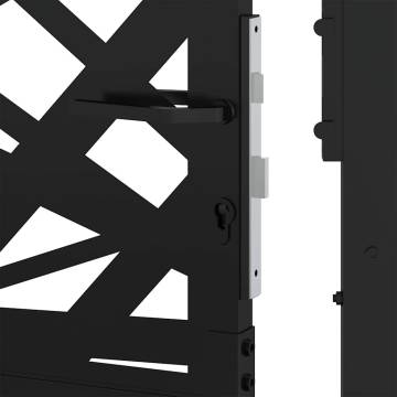 Garden Gate Black 105x105 cm | Stylish Steel Design