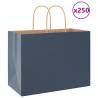  Paper Bags 250 pcs with Handles Blue 32x17x25 cm Colour blue Size 32 x 17 x 25 cm Quantity in Package 250 