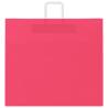 250 Pink Paper Bags with Handles - Eco-Friendly Packaging