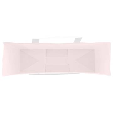 250 Pink Paper Bags with Handles - Eco-Friendly Packaging