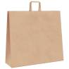 50 Paper Bags with Handles - Durable & Eco-Friendly Choice