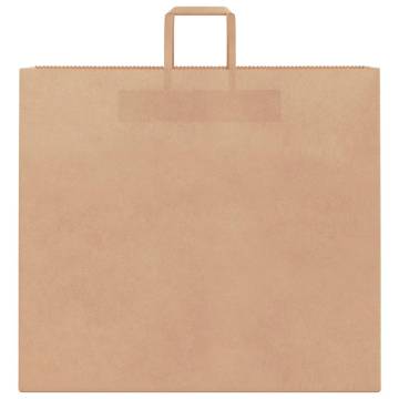 50 Paper Bags with Handles - Durable & Eco-Friendly Choice