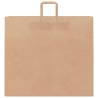 50 Paper Bags with Handles - Durable & Eco-Friendly Choice