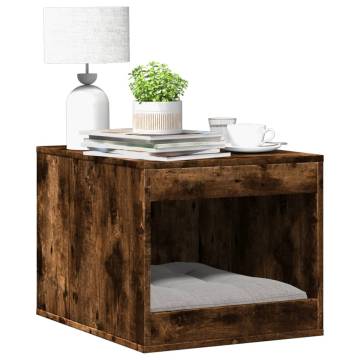 Cat Litter Box Enclosure Smoked Oak | Cozy & Stylish Space