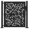 Garden Gate Black 105x105 cm - Steel Flame Design | HipoMarket