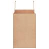 Brown Paper Bags with Handles - 50 pcs, 26x17x25 cm