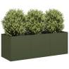  Planter Olive Green 120x40x40 cm Cold-rolled Steel Colour steel/green Size 120 x 40 x 40 cm Quantity in Package 1 