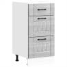 Lucca Grey Kitchen Base Cabinet | Durable Engineered Wood