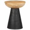  Side Table Black Ø37x45 cm Solid Wood Mango Colour black Quantity in Package 1 