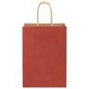 Red Paper Bags 50 pcs with Handles | Eco-Friendly & Durable