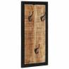 Coat Rack 40x2x80 cm - Solid Rough Mango Wood | Hipo Market