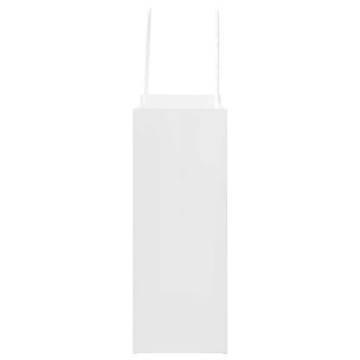 Paper Bags with Handles - 250 pcs, White, 18x8x22 cm