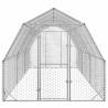 Chicken Run 2.5x6x2.25 m | Galvanised Steel - Hipomarket