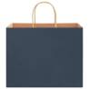 250 Blue Paper Bags with Handles - Sustainable & Versatile