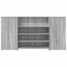 Reception Desk Grey Sonoma - Stylish & Functional Design