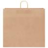 Durable Brown Paper Bags with Handles - 50 pcs | HipoMarket