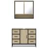 2 Piece Sonoma Oak Bathroom Furniture Set | Stylish & Durable