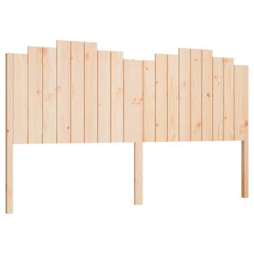 Solid Pine Bed Headboard 186x4x110 cm - Rustic Charm