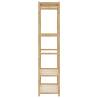 Bamboo Clothes Rack with Shelves | 80x40x175 cm | HipoMarket