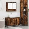 2 Piece Bathroom Furniture Set - Smoked Oak Style | Hipomarket