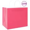  Paper Bags 250 pcs with Handles Pink 32x22x28 cm Colour pink Size 32 x 22 x 28 cm Quantity in Package 250 