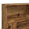 Stylish Old Wood Headboard Cabinet - 160x19x103.5 cm