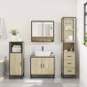 3 Piece Bathroom Furniture Set - Sonoma Oak Wood | HipoMarket