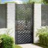  Garden Gate Black 105x205 cm Steel Cross Design Colour steel/black Size 105 x 205 cm Model cross design 