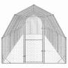 Galvanised Steel Chicken Run 2.5x12x2.25 m - Durable & Safe