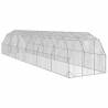 Galvanised Steel Chicken Run 2.5x12x2.25 m - Durable & Safe