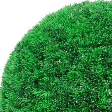 Artificial Boxwood Balls with LED Lights - 35 cm Green (2 pcs)