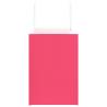 Pink Paper Bags with Handles - 250 pcs | Eco-Friendly Packaging