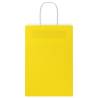 50 Yellow Paper Bags with Handles - Durable & Eco-Friendly