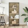 Bookcase Sonoma Oak 60x35x139 cm - Modern Engineered Wood Storage