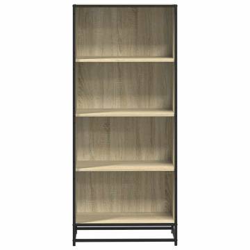 Bookcase Sonoma Oak 60x35x139 cm - Modern Engineered Wood Storage