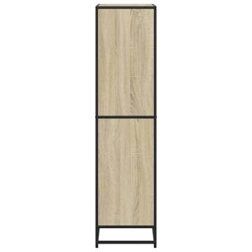 Bookcase Sonoma Oak 60x35x139 cm - Modern Engineered Wood Storage