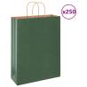  Paper Bags 250 pcs with Handles Green 32x12x42 cm Colour green Size 32 x 12 x 42 cm Quantity in Package 250 