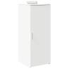 White Storage Cabinet 40x45x103.5 cm - Durable Engineered Wood