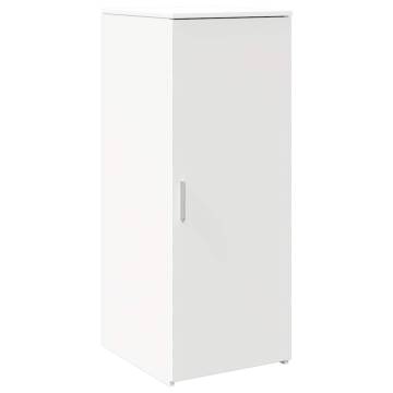 White Storage Cabinet 40x45x103.5 cm - Durable Engineered Wood