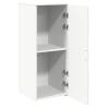 White Storage Cabinet 40x45x103.5 cm - Durable Engineered Wood