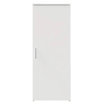 White Storage Cabinet 40x45x103.5 cm - Durable Engineered Wood