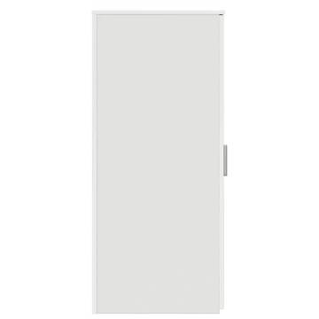 White Storage Cabinet 40x45x103.5 cm - Durable Engineered Wood