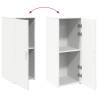 White Storage Cabinet 40x45x103.5 cm - Durable Engineered Wood