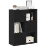 Bookcase Black Oak 60x24x76.5 cm | Stylish & Functional Storage