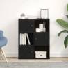 Bookcase Black Oak 60x24x76.5 cm | Stylish & Functional Storage